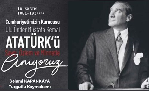 KAYMAKAM SELAMİ KAPANKAYA'NIN “10 KASIM ATATÜRK’Ü ANMA GÜNÜ” MESAJI