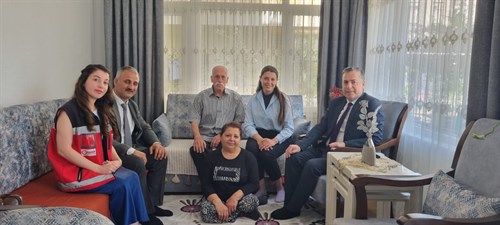 KAYMAKAM KAPANKAYA, 10-16 MAYIS ENGELLİLER HAFTASI KAPSAMINDA ENGELLİ VATANDAŞIMIZI ZİYARET ETTİ