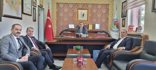 KAVRAM EĞİTİM KURUMLARI MÜDÜRLERİ KAYMAKAM SELAMİ KAPANKAYA’YI ZİYARET ETTİ